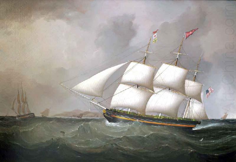 Samuel Walters American Packet VICTORIA off Holyhead oil painting picture
